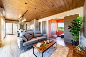 一つのテイストに統一したLDK