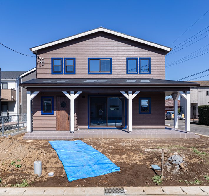 カントリー調のアメリカンなお家