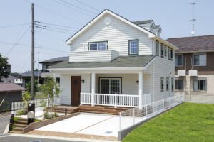 アーリーアメリカンスタイルの外観