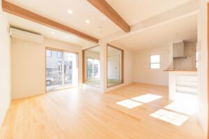 おしゃれ　リビング　キッズスペース