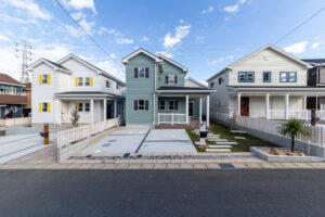 建ち並ぶ注文住宅