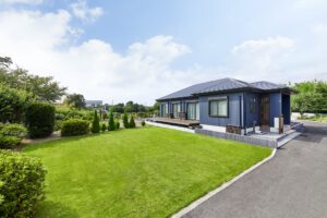 土地が広々していて庭付き一戸建ても可能