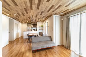 明るさを重視したアメリカンモダンスタイルの家1