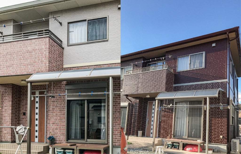 外壁塗装で重厚感のある家へ